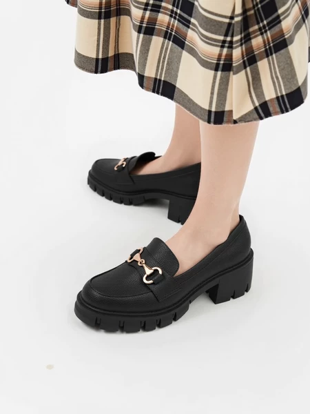 Damskie Loafersy CHUNKY ELEGANCE BLACK