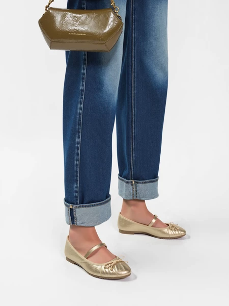 Damskie Baleriny LUSIA – GOLD