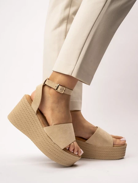 Klapki Eleganza Khaki