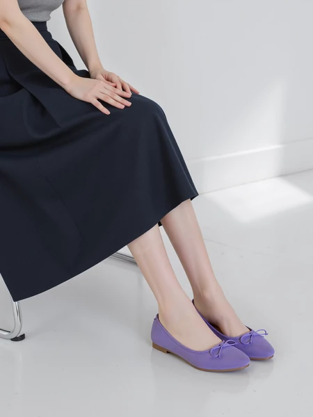 Damskie Baleriny BELLA PURPLE