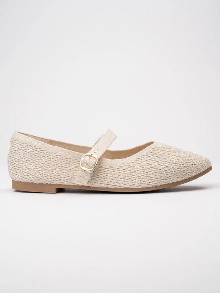 Damskie Baleriny CLARA BEIGE