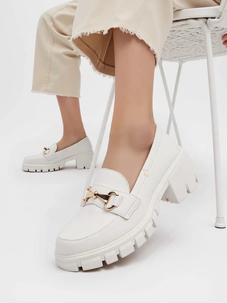 Damskie Mokasyny VIUROL WHITE