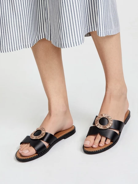 Kozaki damskie eleganckie w kolorze Black