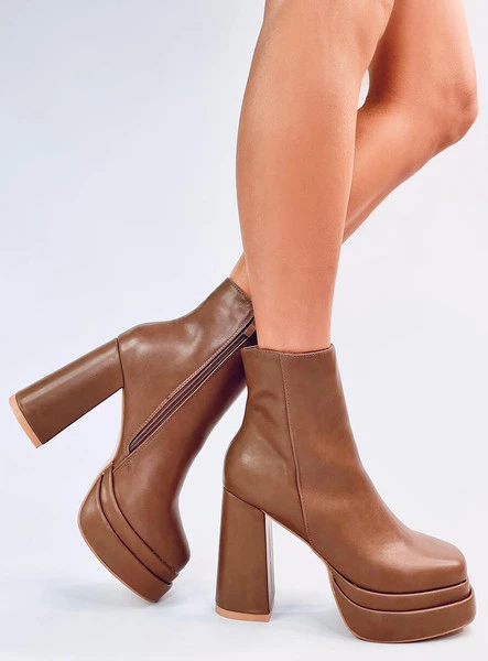 Wygodne botki na platformie CHAROKEE KHAKI