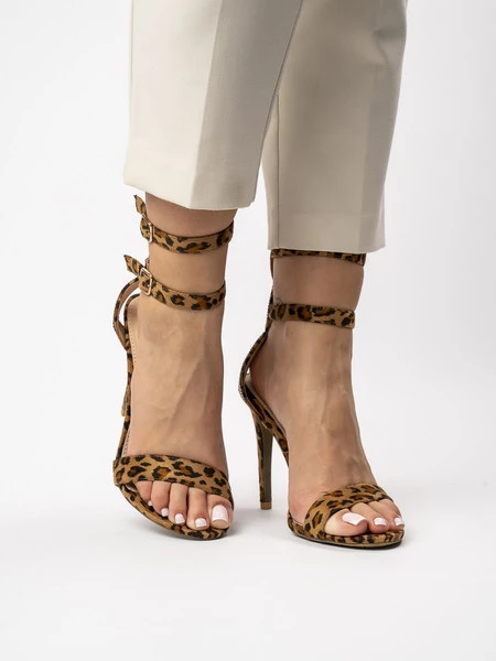 Sandały Elegancja Leopard