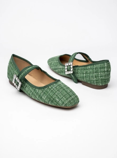 Damskie Baleriny ELIORA – GREEN