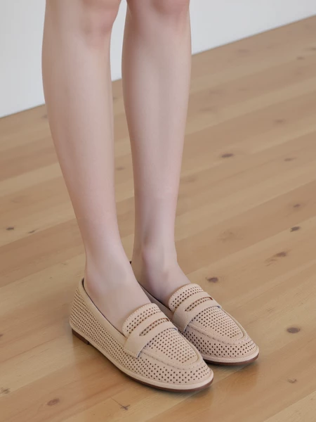 Mokasyny Eleganza Beżowe