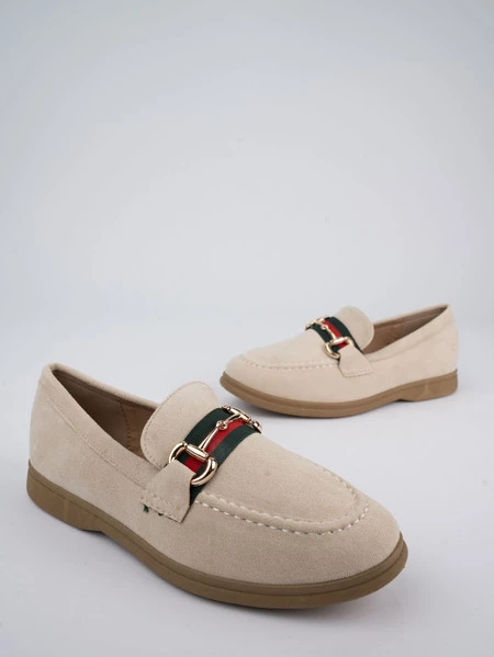 Mokasyny Eleganto Beżowe