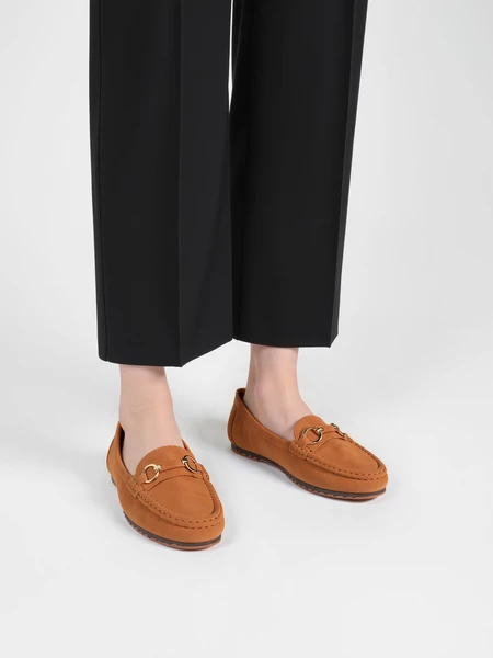 Mokasyny Elegante Camel